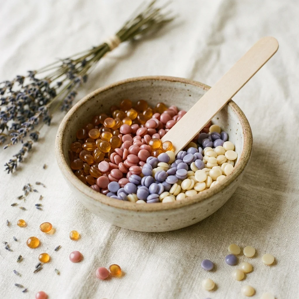 Premium ItalWax hard wax beads — professional waxing at Salt & Polish