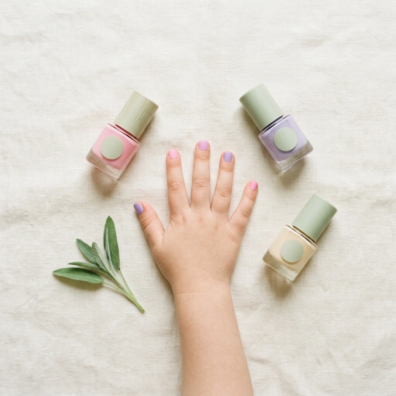 Kids nail services at Salt & Polish