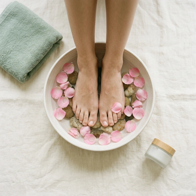 Luxury pedicure at Salt & Polish Nail Bar