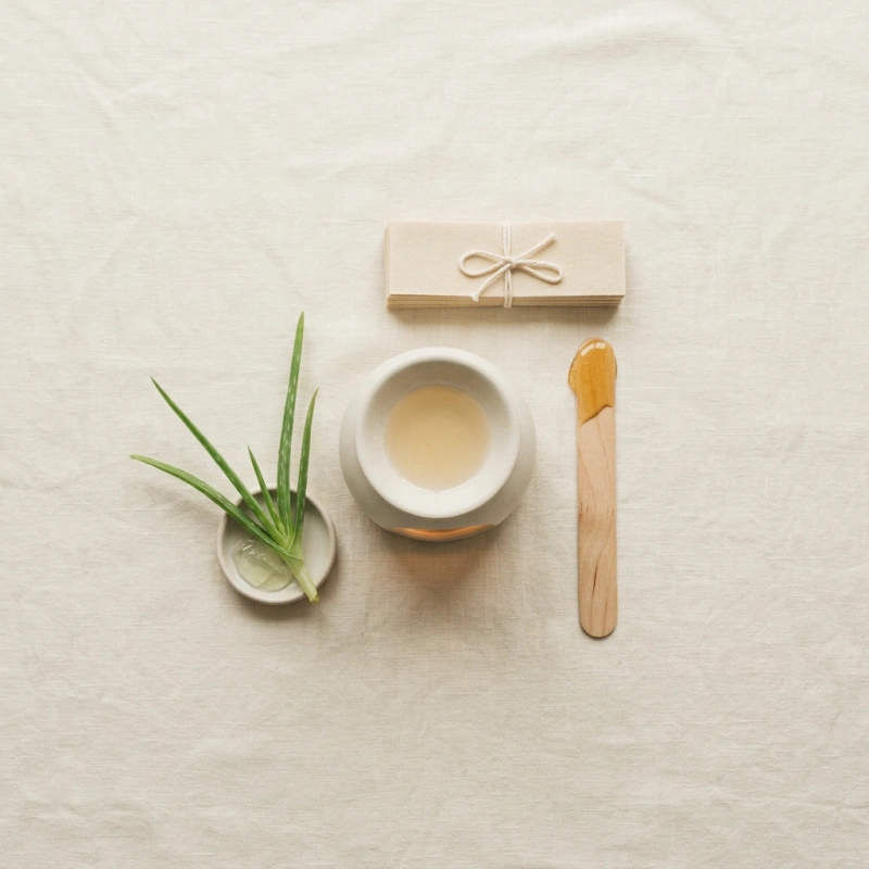 Professional waxing service at Salt & Polish